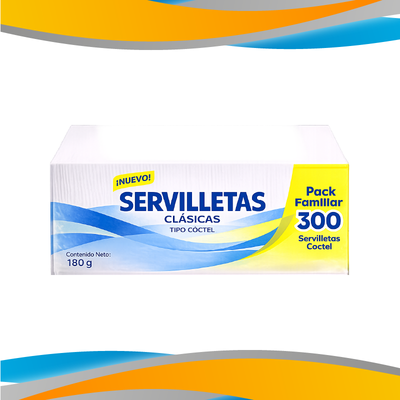 SERVILLETAS TIPO COCTEL
