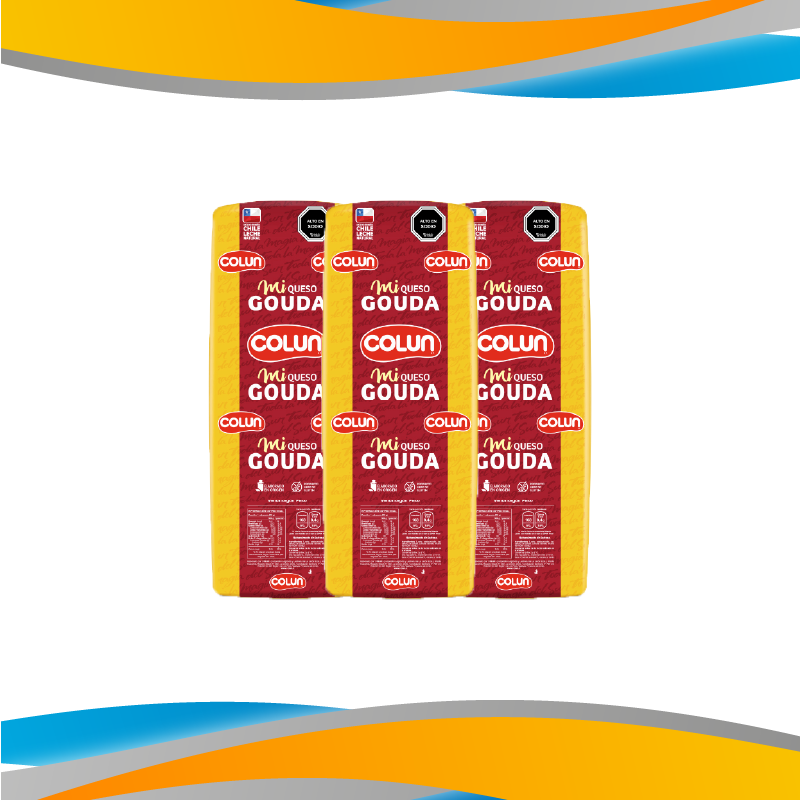 QUESO GAUDA COLUN BARRA