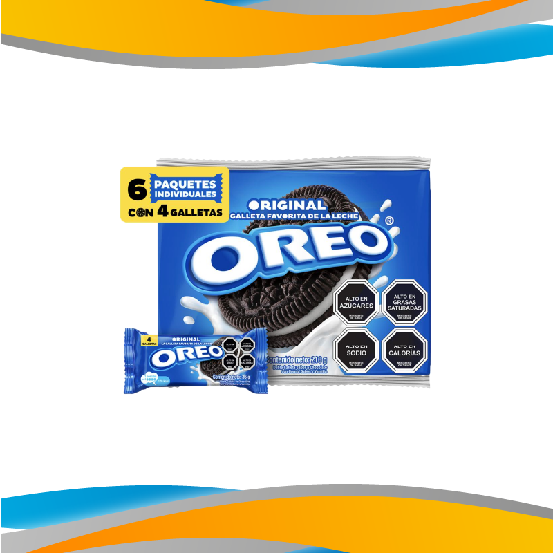 GALLETAS OREO SIX PACK